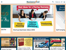 Tablet Screenshot of businesszeal.com